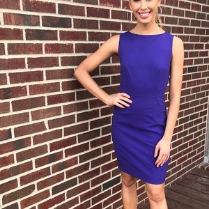 Calvin Klein purple dress